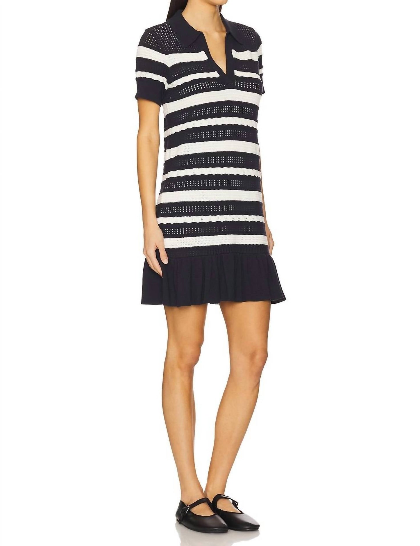 Cinq A Sept - Clementine Knit Polo Dress