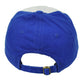 NCAA Kansas Jayhawks 2 Tone Polka Dots Womens Hat Cap Blue White Relaxed Slouch