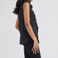Smythe - Sleeveless Ruffle Trim Shirt