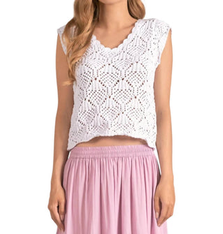 Elan - Cap Sleeve Sweater