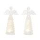 LED Frosted Angel Figurine (Set of 2)