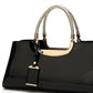 Accity - FASHIONABLE EVENING GLOSSY PATENT LEATHER TOTE