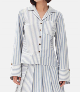 Ganni - Stripe Cotton Shirt