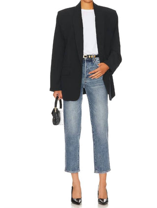 Pistola - Women's Charlie High Rise Classic Straight Ankle Jeans