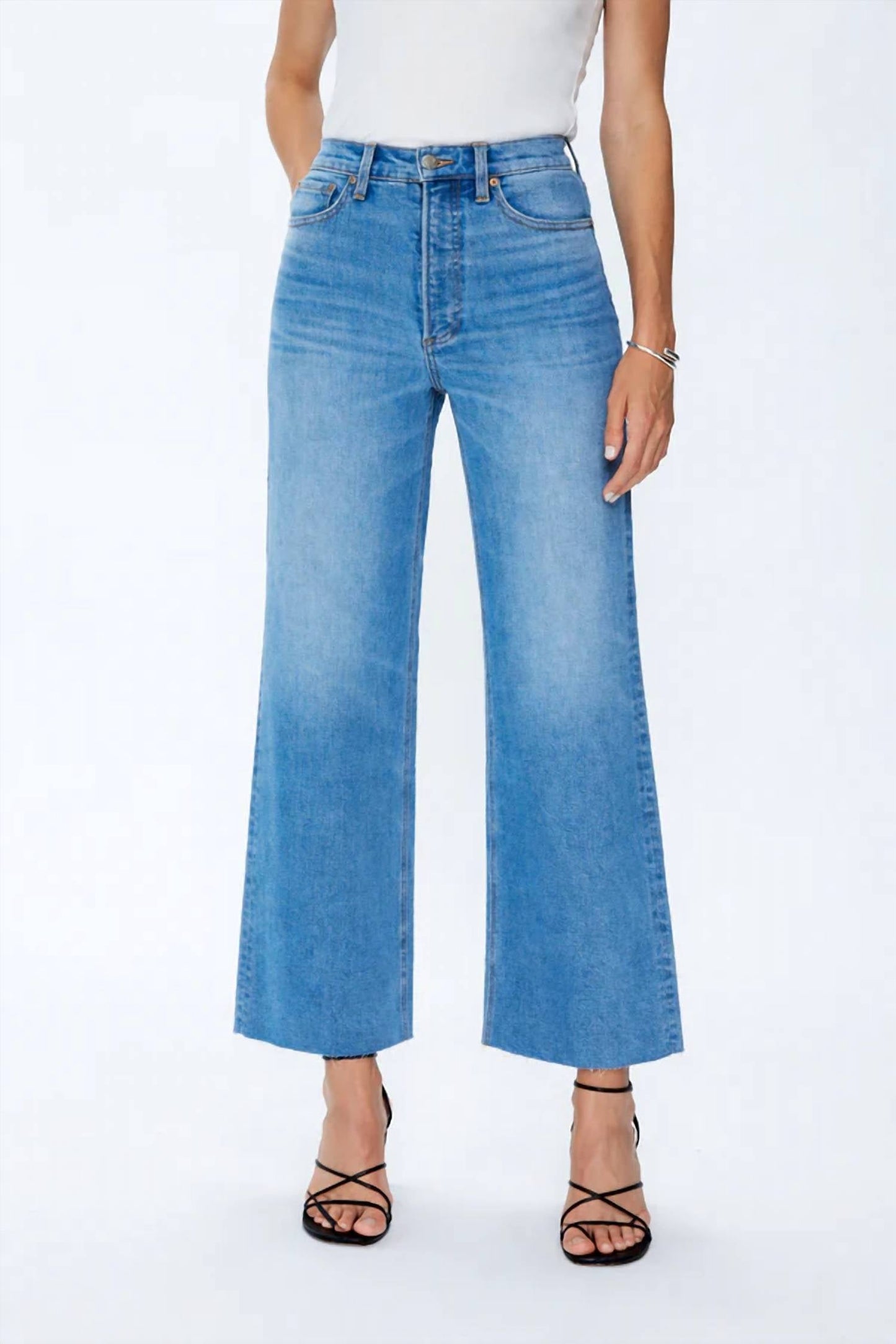 Pistola - Lana Wide Leg Crop Jeans