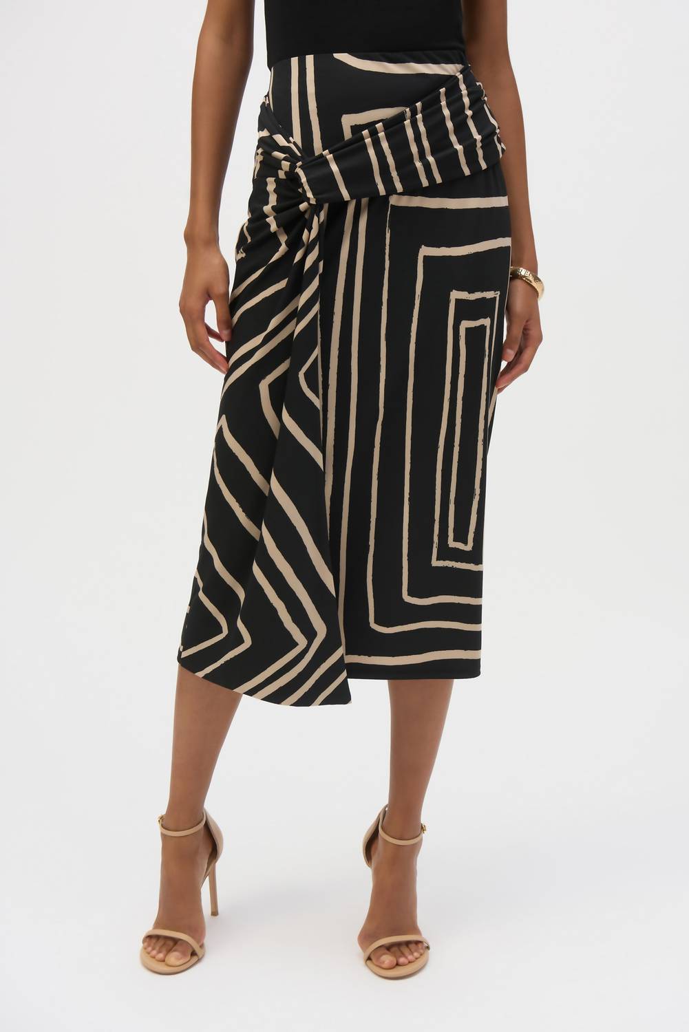 Joseph Ribkoff - Geometric Print Pencil Skirt