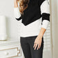 Double Take - Feminine Openwork Knit Sweater