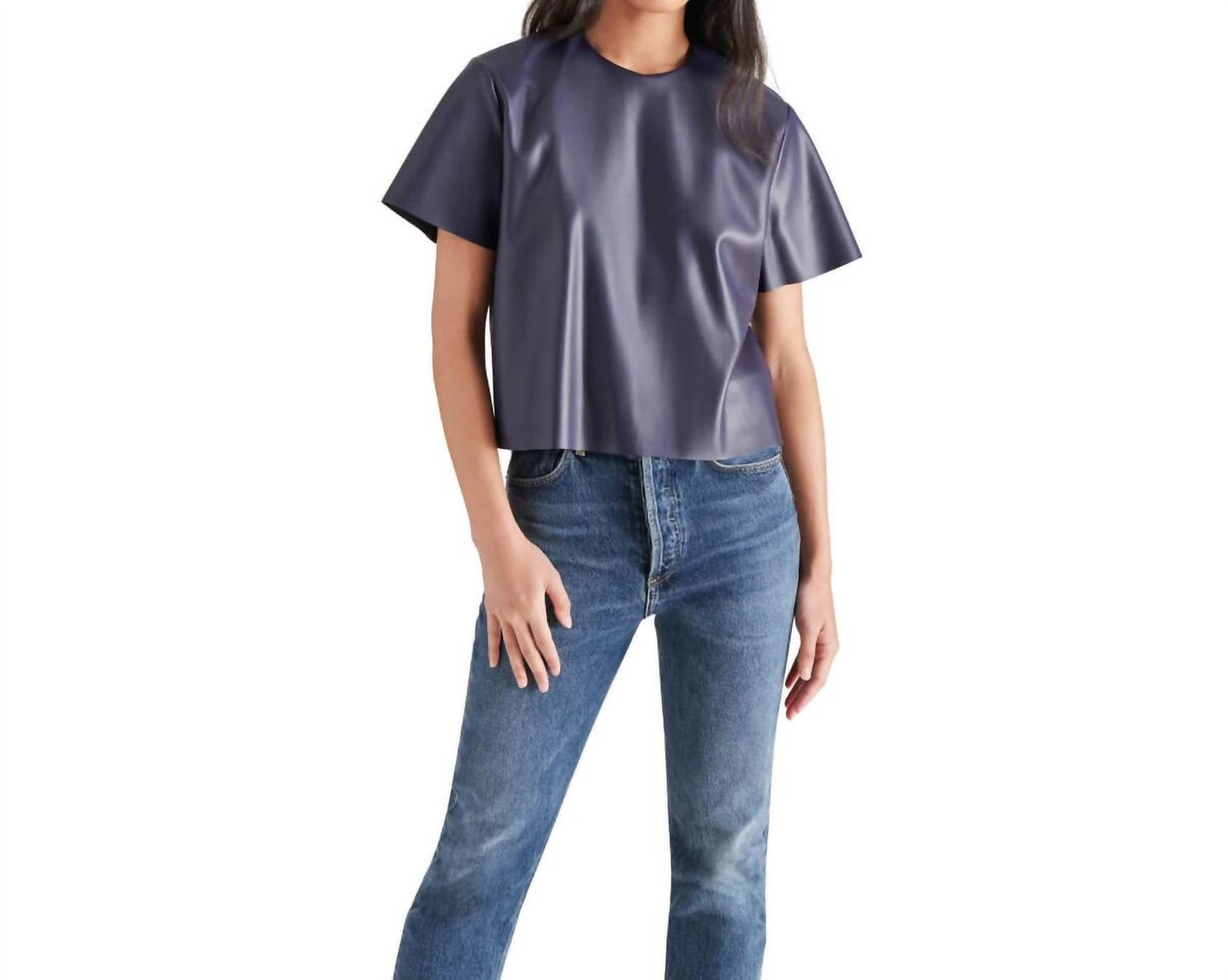 Steve Madden - Ezra Faux Leather Top