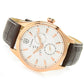 S. Coifman 44Mm Heritage Quartz Multifunction Leather Strap Watch