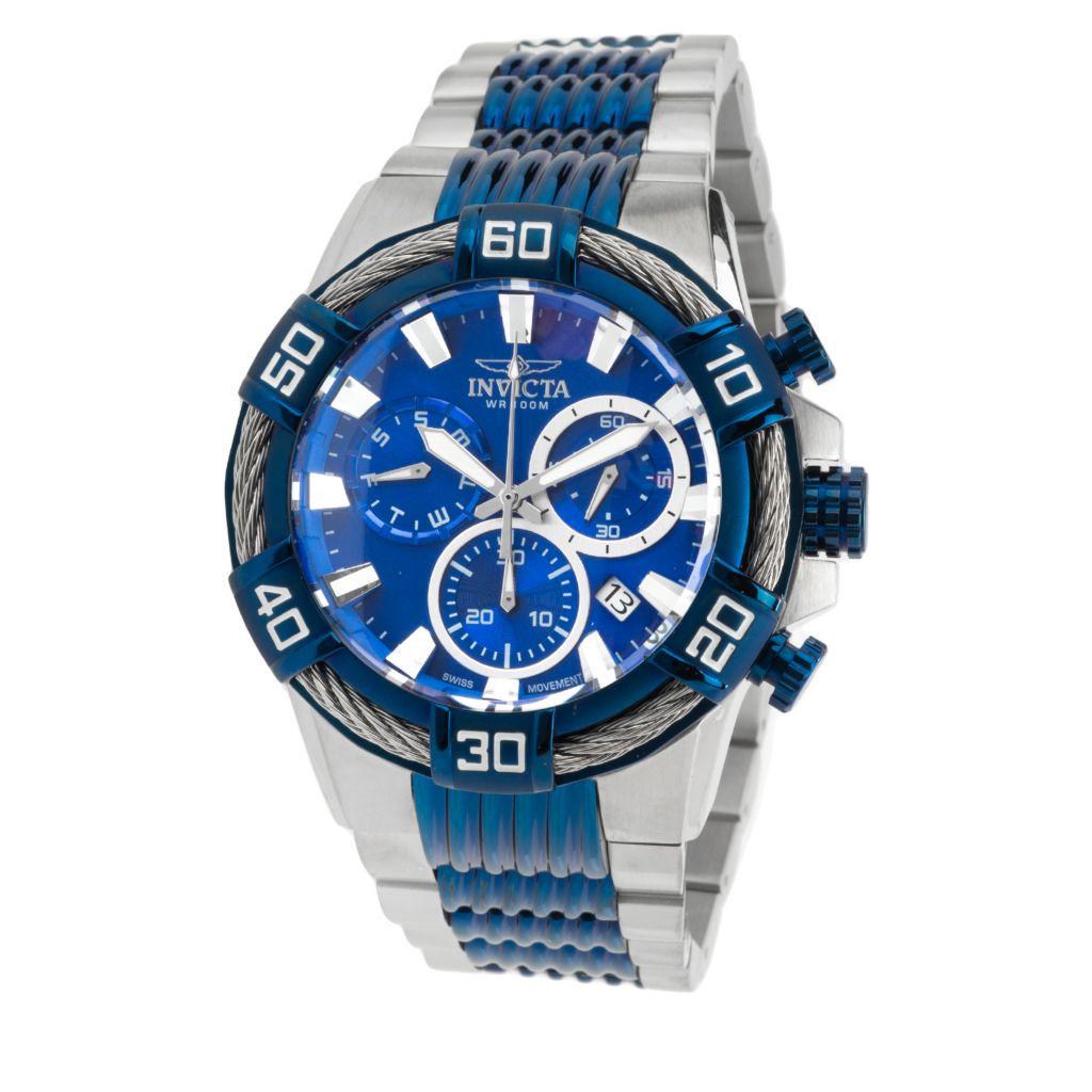 Invicta Bolt 51mm Swiss Quartz Chronograph Bracelet Watch