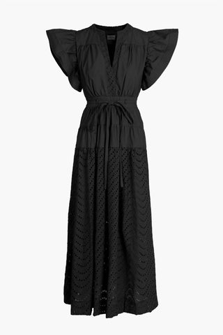 Adelyn Rae - Cameron Eyelet Embroidered Maxi Dress