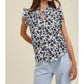 Wishlist - Cami Floral Ruffle Blouse