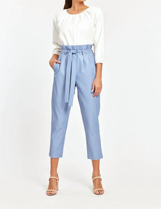 Dolce Cabo - Blakely Faux Leather Puff Sleeve Top