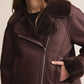 Z Supply - Georgia Faux Leather Sherpa Jacket