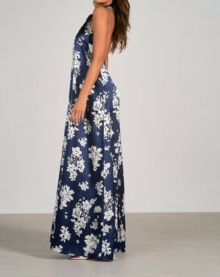 Elan - Capri Floral Halter Maxi Dress