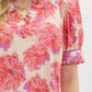 Entro - Floral Puff Sleeve Top