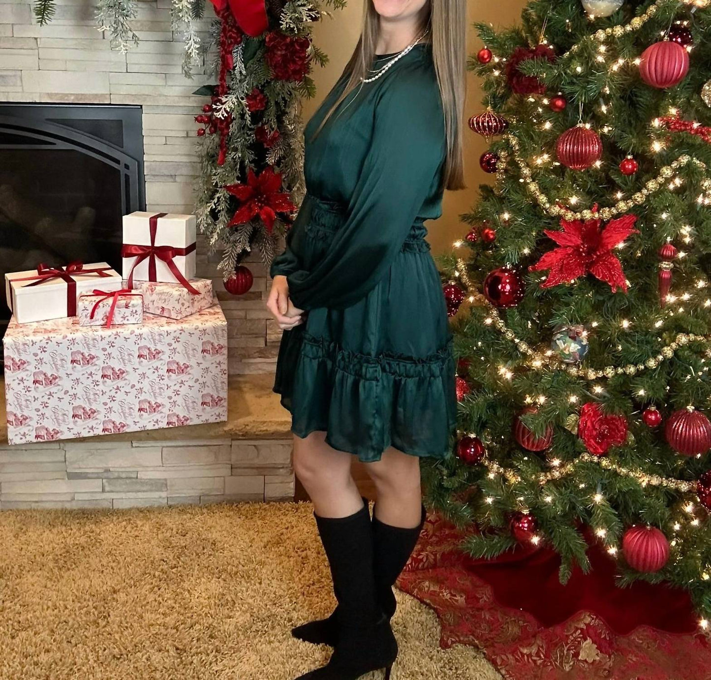 &Merci - DECK THE HALLS DRESS