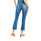 Veronica Beard - Carly High Rise Crop Flare Jeans