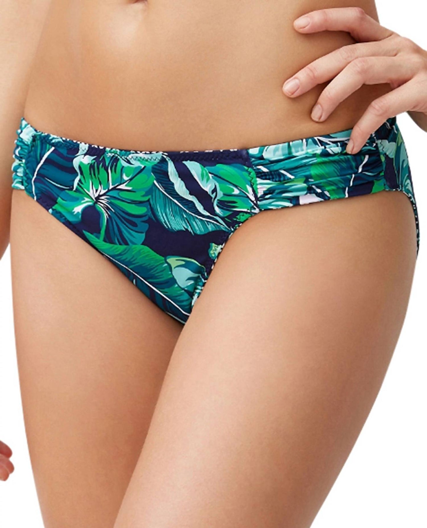 Tommy Bahama - Reversible Breezy Palms Side Shirred Tankini Bottom