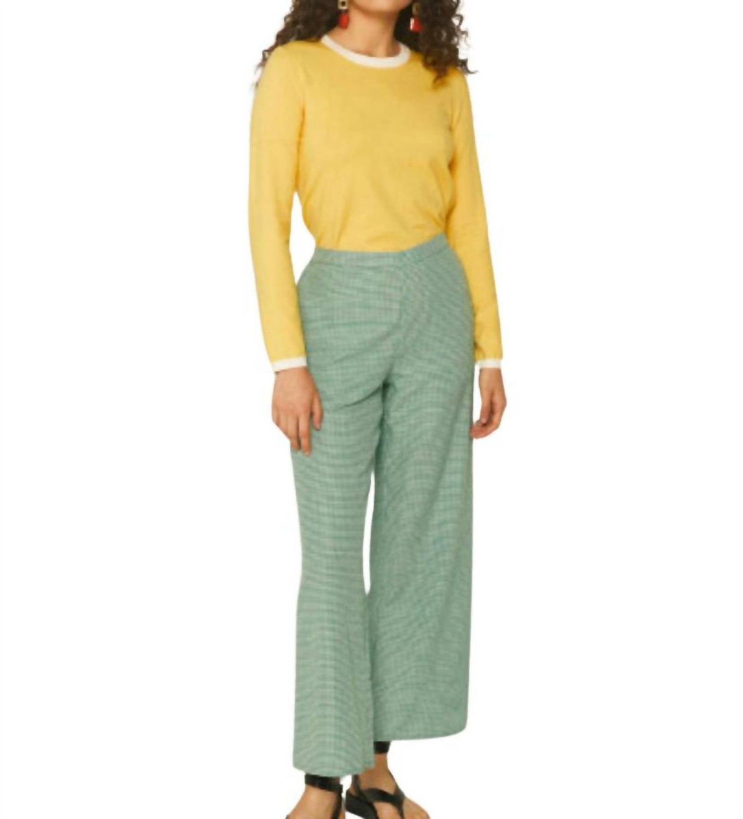 Compania Fantastica - Women's Gingham Trousers