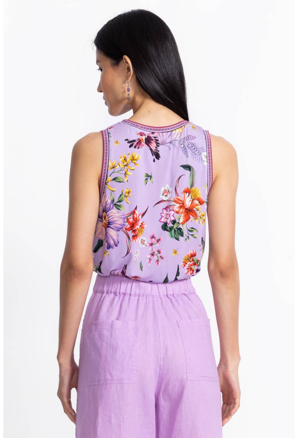 Johnny Was - Janie Fav Crew Neck Swing Tank