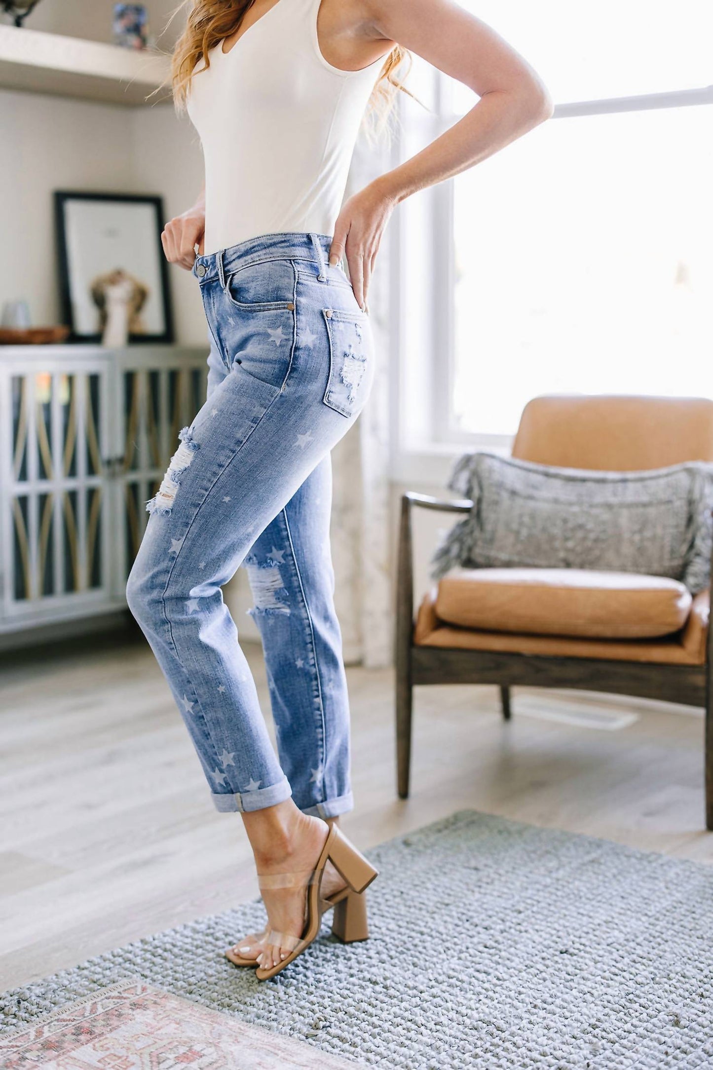 Judy Blue - Star Crossed Boyfriend Jeans