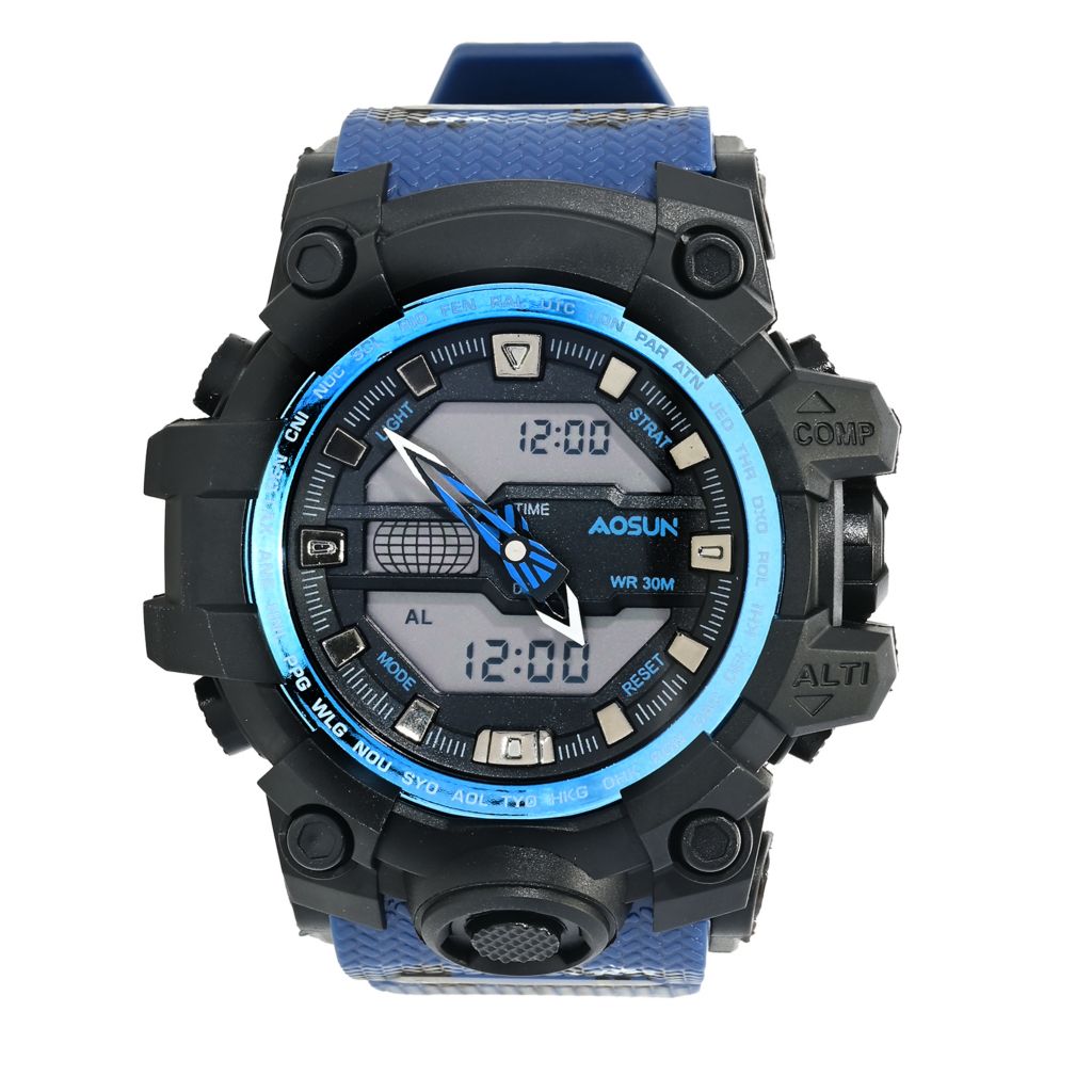 Digitex x Invicta 55mm Digital Resin Strap Watch