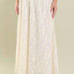 2.7 August Apparel - Floral Lace Maxi Skirt