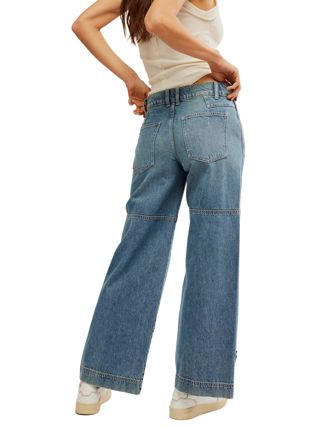 Free People - Benji Relaxed Wide Leg Jeans
