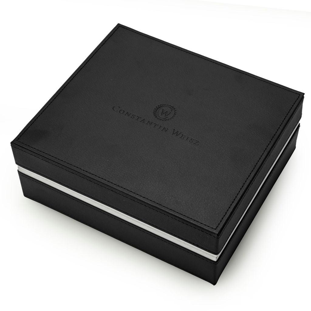 Constantin Weisz 6-Slot Vegan Leather Collector's Watch Box