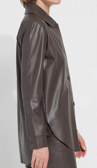 Lysse - Women's Amara Vegan Leather Overshirt