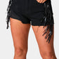 Buddylove - Lacey Distressed Denim Shorts