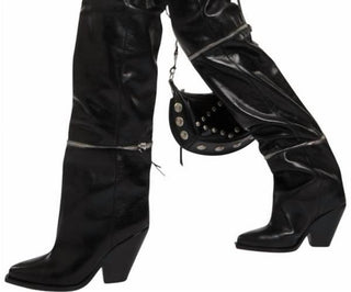 Isabel Marant - Pre-loved Women Lelodie Leather Over The Knee Boots