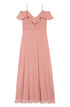 dessy-collection-cold-shoulder-chiffon-flower-girl-dress-in-desert-rose-size-16