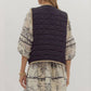 Entro - Jaylyn Button Up V-neck Vest