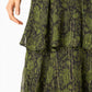 Cami Nyc - Gaia Metallic Chiffon Tiered Maxi Skirt
