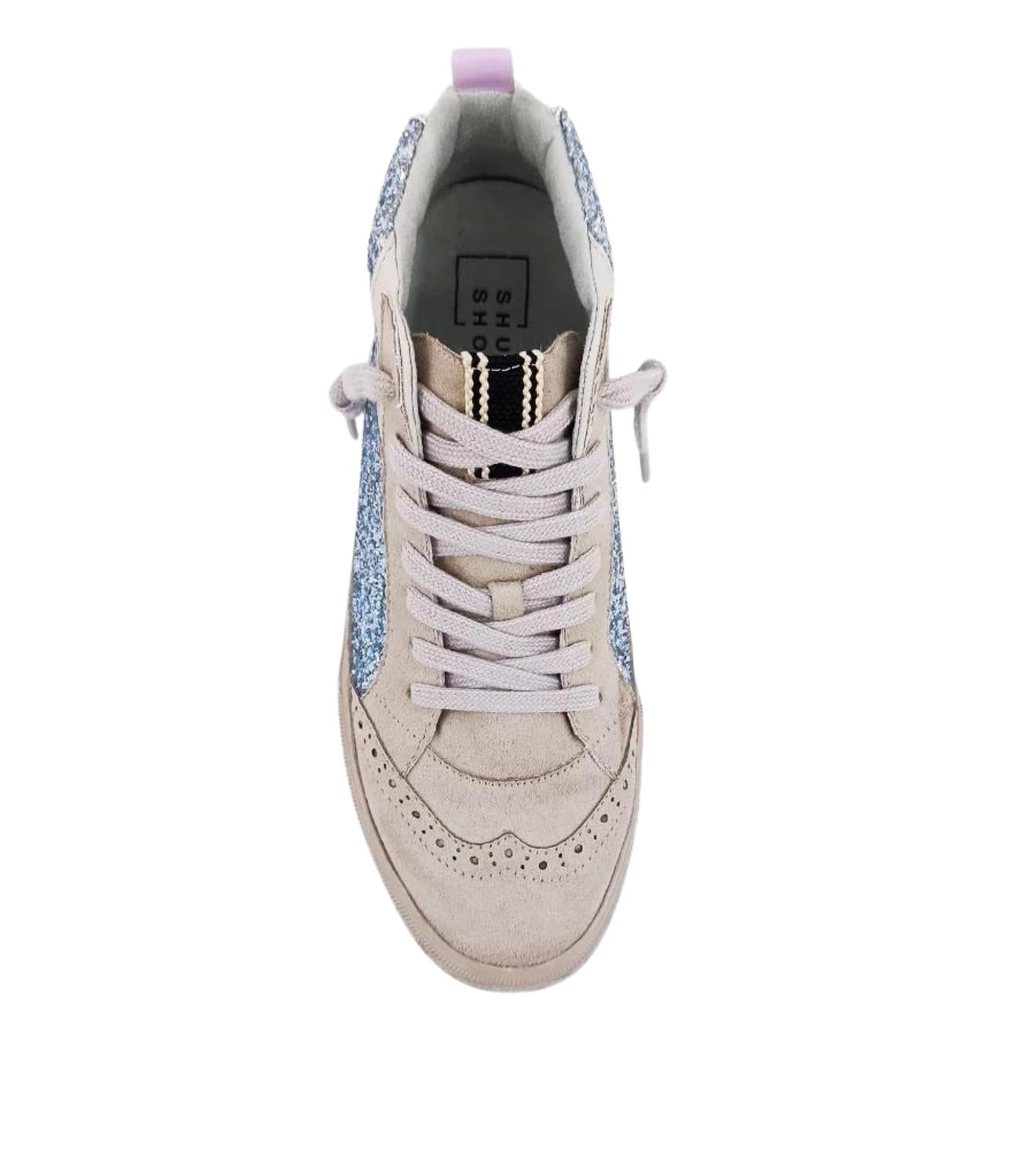 Shu Shop - Women's Riley Sneaker with Lilac Stars