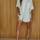 By Together - Oversized Cuff Hem Shirt