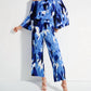 Joseph Ribkoff - Tropical Print Wide Leg Pants