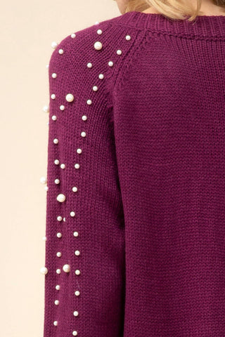Entro - Pearl Embellished Sweater