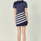 2.7 August Apparel - Multi Stripe Mini Dress