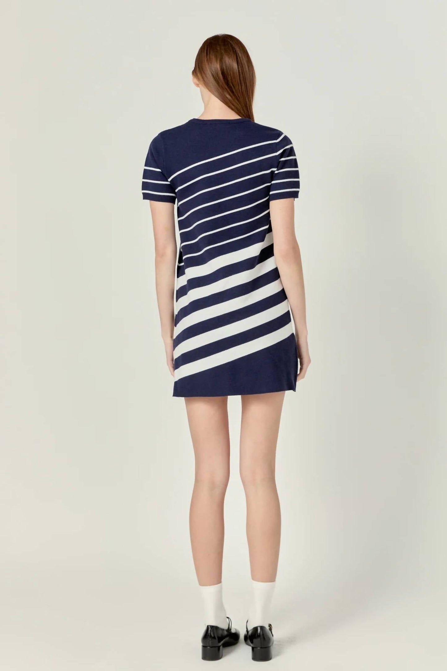 2.7 August Apparel - Multi Stripe Mini Dress