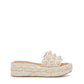 Dolce Vita - Women's Caper Raffia Platform Slide Sandal