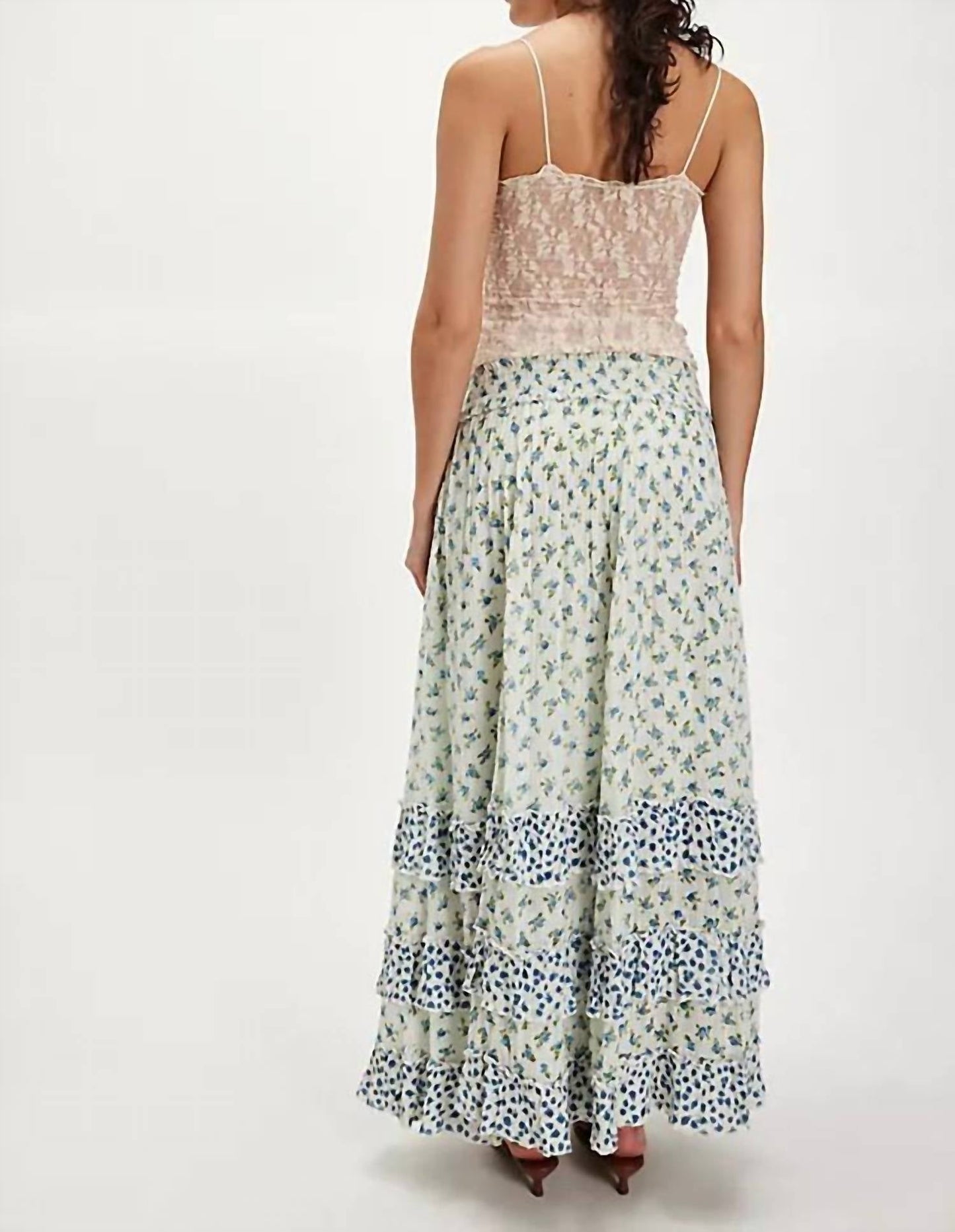 Free People - Brynn Printed Maxi Skirt
