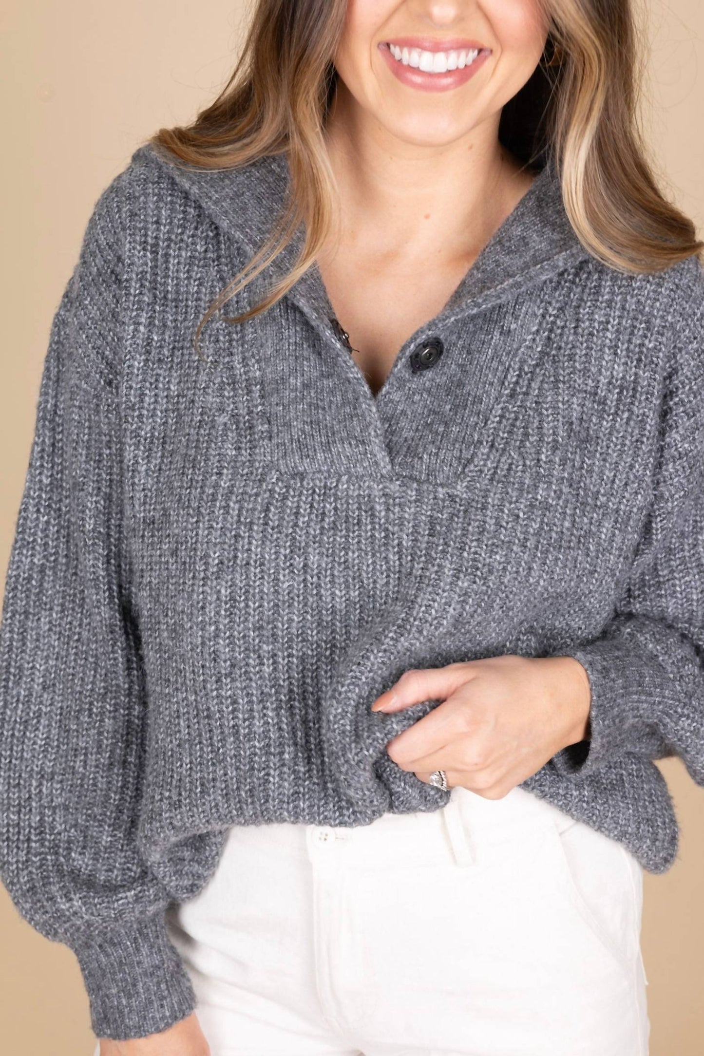 Aemi + Co - Sawyer Collared Sweater