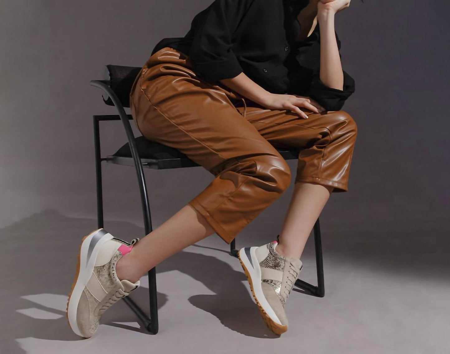 Shu Shop - Women's Serafina Snake Skin Sneaker