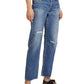 Moussy - Gulfport Wide Straight Leg Jeans