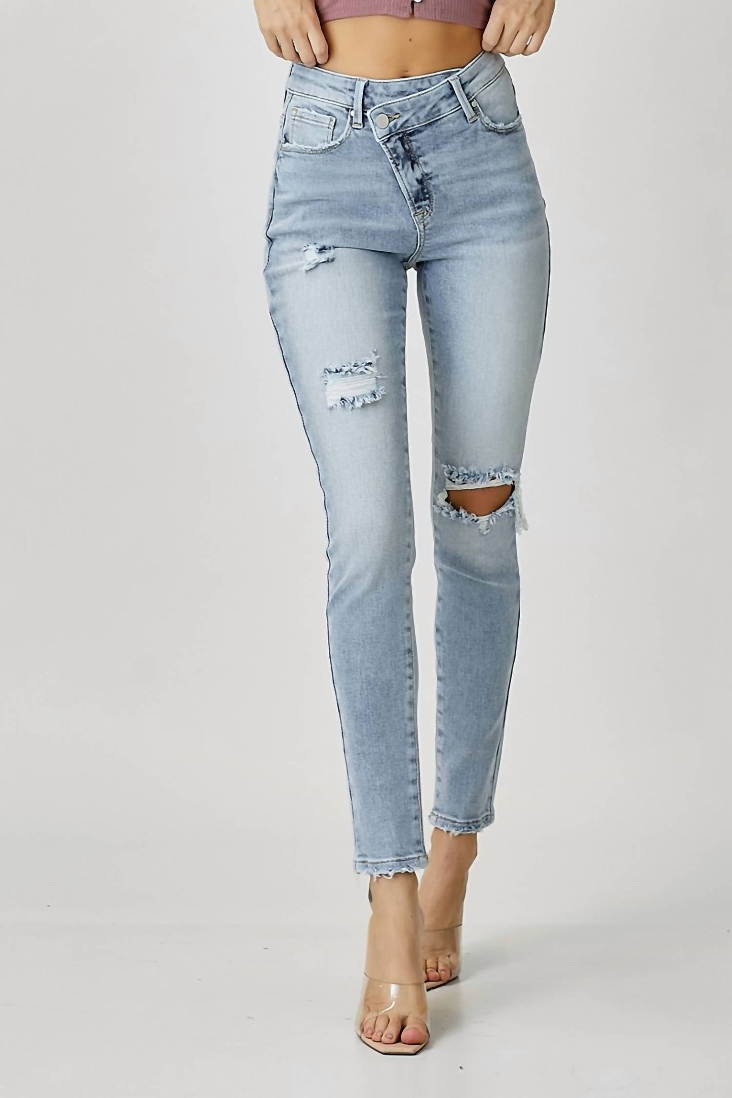 Risen - Plus Size Crossover Relaxed Skinny