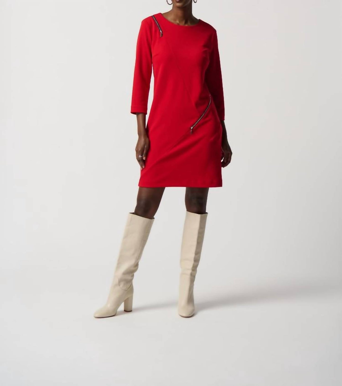 Joseph Ribkoff - Straight Zipper Dress