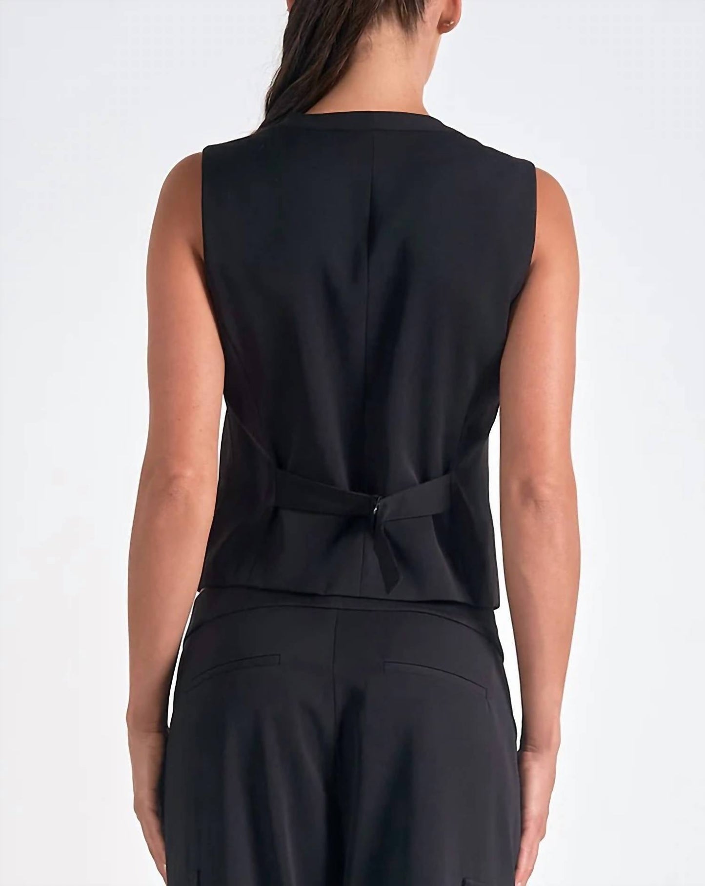 Elan - Fitted Button Front Vest